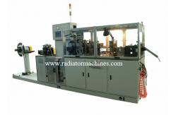 China Fully automatic Aluminum Radiator Fin Machine 48mm Wide OEM Production supplier