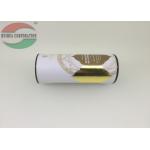 Anti-rust Movable Metal Lid Kraft Paper Tube Packaging For Coffee