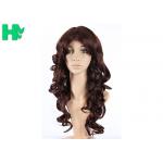 New Style Long Thick Healthy Long Synthetic Wig , Full Lace Synthetic Wigs for sale