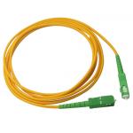 Simplex 2.0mm LSZH Fiber Optic Patch Cord SC / APC Connector to SC / APC SM for sale