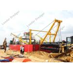 Reclamation Dual Engines Cutter Suction Dredger 955kw 325kw PLC Control for sale