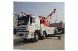 China SINOTRUK HOWO 40 Tons Rotator Tow Truck 8x4 Heavy Duty Roadside Assistance supplier