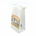 Breakfast Toast Printed Paper Bags / Brown Paper Bread Bags Packing for sale