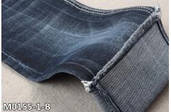 China 61% Cotton 11.8oz Cross Hatch TR Denim Fabric Desizing Jeans supplier
