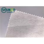 White Polyester Tie Interlining Fabric For Silk Tie Shrink Resistant for sale