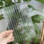 6mm Clear Polycarbonate Hollow Sheet Roofing with UV Protection for sale
