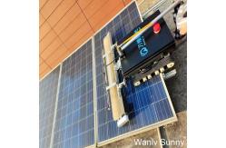 China Lithium Battery Powered Tracked Photovoltaic Panel Cleaning Machine with Distant Control supplier