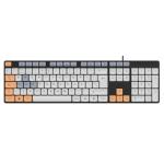 104-key Layout Carbon Film Keys Waterproof HIPS Material Plug-and-play USB Multimedia Keys Customizable For Office Workers for sale