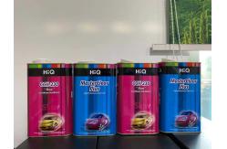China Rectangle Automotive Paint Cans 4000ml Empty Tin Containers supplier