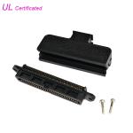 180 Degree Plastic Cover TYCO AMP 32 Pairs 64Pin Connector IDC Female Receptacle Type for sale