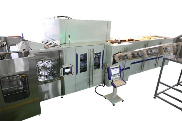 Low Noise Automatic Soda Water Blowing Filling Capping Machine For PET Bottle