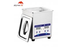 China 60W FCC Touch Key Jewelry Ultrasonic Cleaner 40khz Skymen With Heater Timer supplier