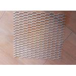 25mm Thick Diamond Mesh Metal Sheet Aluminum Wire Netting Iron Stretched