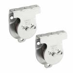 Fixed Pulley Wall Mount Ceiling Rope Cable Pulley Zinc Single Pulley