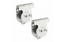China Fixed Pulley Wall Mount Ceiling Rope Cable Pulley Zinc Single Pulley supplier