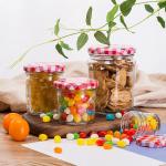 50ml / 120ml / 300ml Little Jars Of Jam , Empty Mason Glass Air Tight Jars