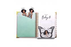 China SGS A4 Spiral Notebook Printing Customization Women's Gift Notebook supplier