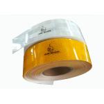 Yellow Red And Yellow Trailer Reflective Tape Placement Strong Stickness Easy Operation for sale