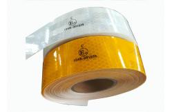 China Yellow Red And Yellow Trailer Reflective Tape Placement Strong Stickness Easy Operation supplier