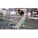 Mechanical Tighten Automatic Silk Screen Printing Machine Manual Tension Control