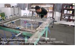 China Mechanical Tighten Automatic Silk Screen Printing Machine Manual Tension Control supplier