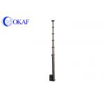 Light Weight Telescopic Mast Pole OKAF 6M 20FT 1.45M Closure Height Suitable For Vehicle for sale
