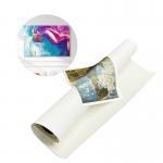 Inkjet PolyCotton Canvas Fabric Glossy Finish Waterproof 400gsm for sale
