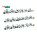 6m 20ft Inflatable Flower Chain With 16 Color Changing Lights For Valentine 'S Day Decorations for sale