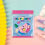 Hot Melt Adhesive PVC Label Sticker Non Toxic DIY Vinyl Stickers for sale