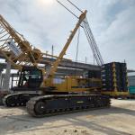 Used 260T Xcmg Crawler Crane / Long Boom Crane 40 Meters Fully enclosed Cabin for sale