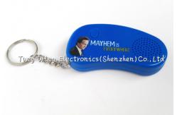 China Customizable Foot Shaped Music Keychain with recordable sound box supplier