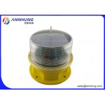 ICAO Standard Low-intensity LED Aircraft Warning Light with Built-in Solar Panel for sale