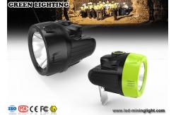 China Most powerful IP67 safety Led Coal Mining Lights rechargeable with 7000lux 110lum supplier