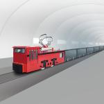 7 Ton Trolley mine locomotive frequency conversion for sale