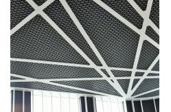 China Sound Absorption Fireproof Aluminum Grid Ceiling For Walkways Trestles supplier
