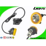 Anti Explosive Led Miners Cap Lamp 10000lux Brightness With Low Power Warning Function