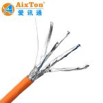 Cat 7 Cable 23AWG Solid Pure Copper FFTP SFTP Shielded CAT7 Cat8 Network Cable for sale