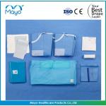 ISO Knee Arthroscopy Drape Disposable Surgical Packs PE Viscose for sale