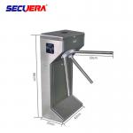 Entrance and exit gate,card swipe entrance machine tripod turnstile/people access control tripod gate for sale