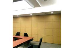 China Commercial Folding Door Movable Sound Proof Office Partition Walls Melamine Surface supplier