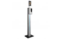 China Auto Sanitizer Kiosk 5W Facial Recognition Thermometer supplier