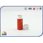 Custom Recycle Cylinder Composite Paper Tube With PVC Film Lid