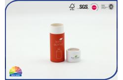 China Custom Recycle Cylinder Composite Paper Tube With PVC Film Lid supplier