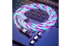 China Length 3.5Ft 1.15m Fast Charging USB Cables 540 Degree Free Rotate supplier