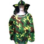 Free Size Polyester Camouflage Beekeeping Jacket With Protective Bee hat for sale