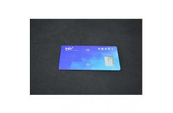 China 0.84mm Thickness Standard Bank Credit Card 7816 Chip OTP Display supplier