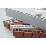 Various Shape Terracotta Cladding Ceramic Panels Anti - Fade With 30mm Thickness for sale