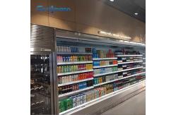 China Single Temperature Open Display Chiller Vertical Cabinet Air Cooler supplier
