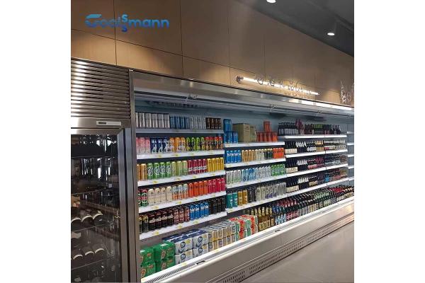 Single Temperature Open Display Chiller Vertical Cabinet Air Cooler