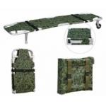 First-Aid Folding Ambulance Stretcher Transportation Patients Simple With Wheels for sale